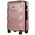 Валіза Wings PEACOCK 148 на 97 л з abs пластику розмір L на колесах, висувна ручка, кодовий замок, чорний, фото 10