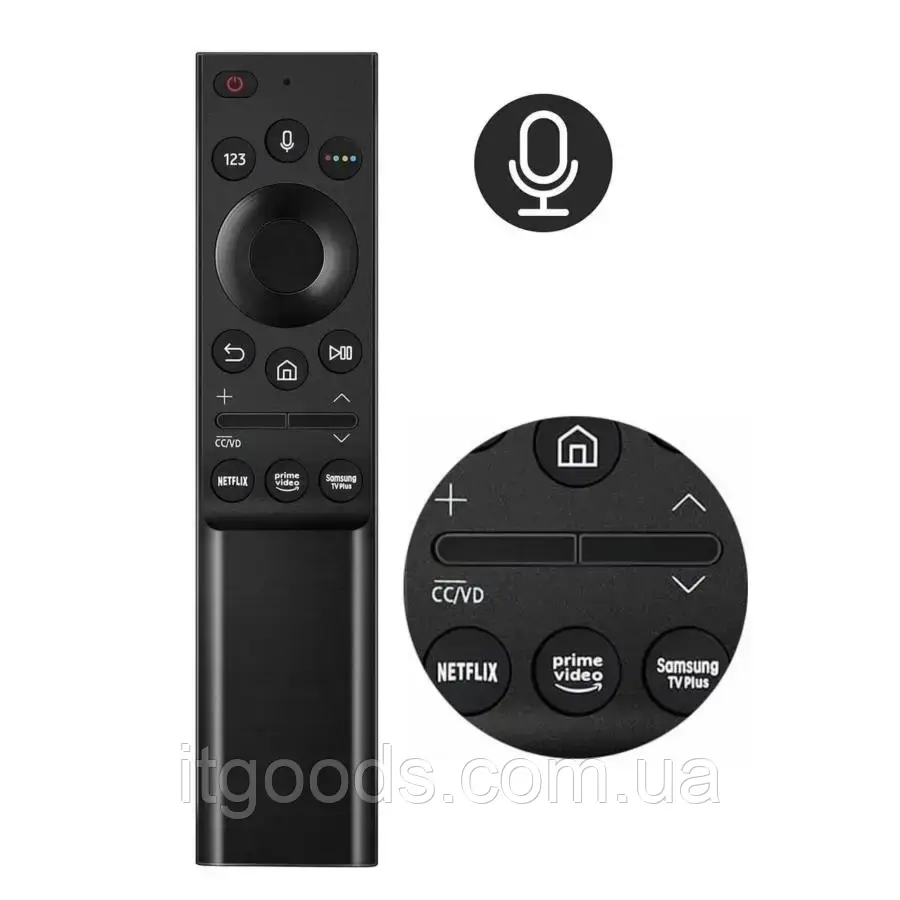 Пульт із голосовим керуванням для телевізора Samsung Smart TV NEO QLED BN59-01363A, BN59-01358B, BN59-01357C