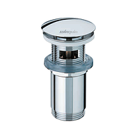 Клапан донний для раковини Click-Clack 100-119мм Ø1¼" з переливом Wirquin