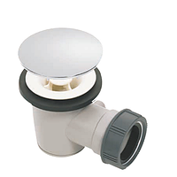 Сифон d50мм для душового піддону Tourbillon з адаптером d40/50мм Wirquin