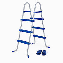 Басейн надувний Intex Easy Set 26166 457×107 см — з фільтр-насосом, тентом, підстилкою та драбинкою, 12430 л, фото 6