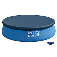 Басейн надувний Intex Easy Set 26166 457×107 см — з фільтр-насосом, тентом, підстилкою та драбинкою, 12430 л, фото 7
