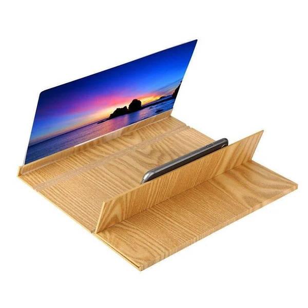 3D збільшувач Enlarged Screen Mobile Phone Світле дерево