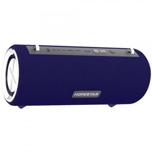 Портативна Bluetooth колонка Hopestar H39 з вологозахистом Темно-синя