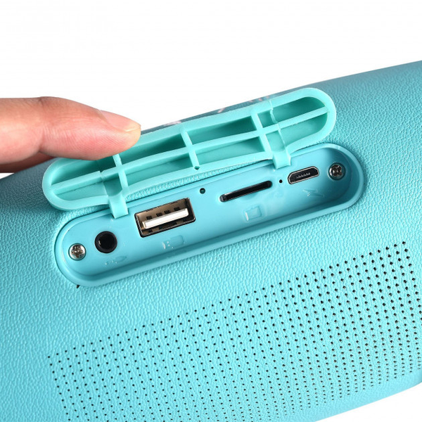 Бездротова bluetooth колонка STEREO BT TG-165 10 W Бірюзова