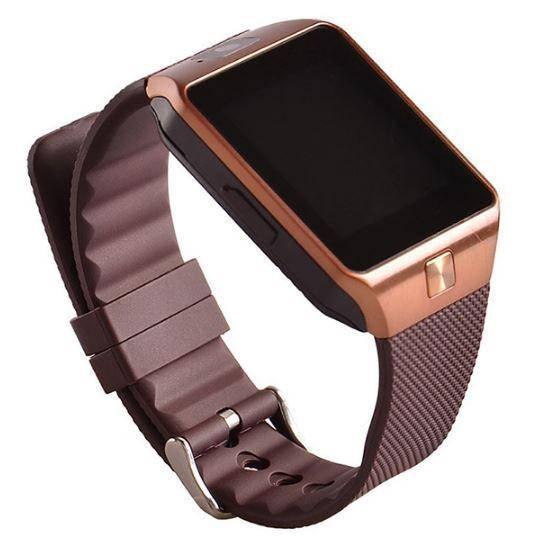 Розумний годинник Smart Watch DZ09 Коричневий із золотом