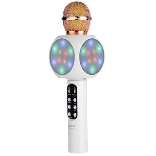 Караоке мікрофон bluetooth WS-1816 White