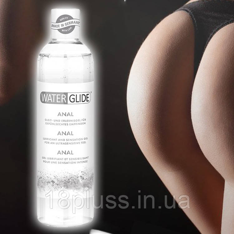 Анальний лубрикант на водній основі з високою в'язкістю WaterGlide Anal, 300 мл, фото 1