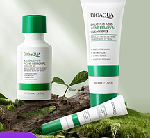 Набір  від акне, прищів та проблемної шкіри  з саліциловою кислотою, 3 в 1