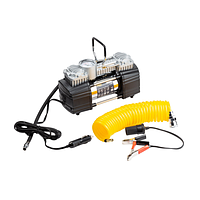 Компресор авто 12V 300W 60л/хв 10 бар + перехідник на клеми + сумка SIGMA