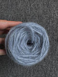 Пряжа з альпакою Barranca FіІіtaly lab лавандовий джинс 100 грамів, фото 2