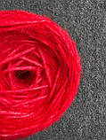 Пряжа з альпакою Barranca FіІіtaly lab червоний 100 грамів, фото 2