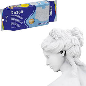 Пластилін для моделювання "Dozen" Bambi W250 білий 250 грам , Toyman