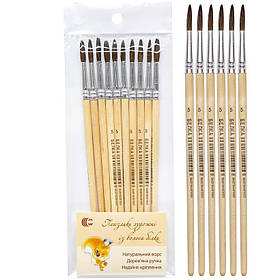 Пензлик художній "Білка №5" COLOR-IT 89596, 1 Шт, Toyman