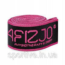 Еспандер з петлями для розтяжки 4FIZJO 90 см Black/Pink (P-5907739313782), фото 2