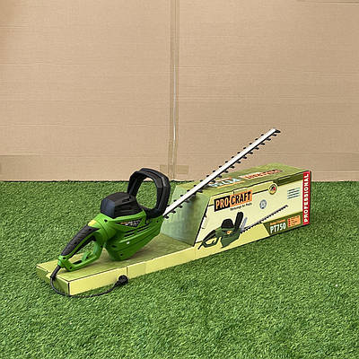 Мережевий кущоріз Procraft PT750 Universal (750 Вт, 610 мм шина, 1800 об/хв) Електричний кущоріз Прокрафт