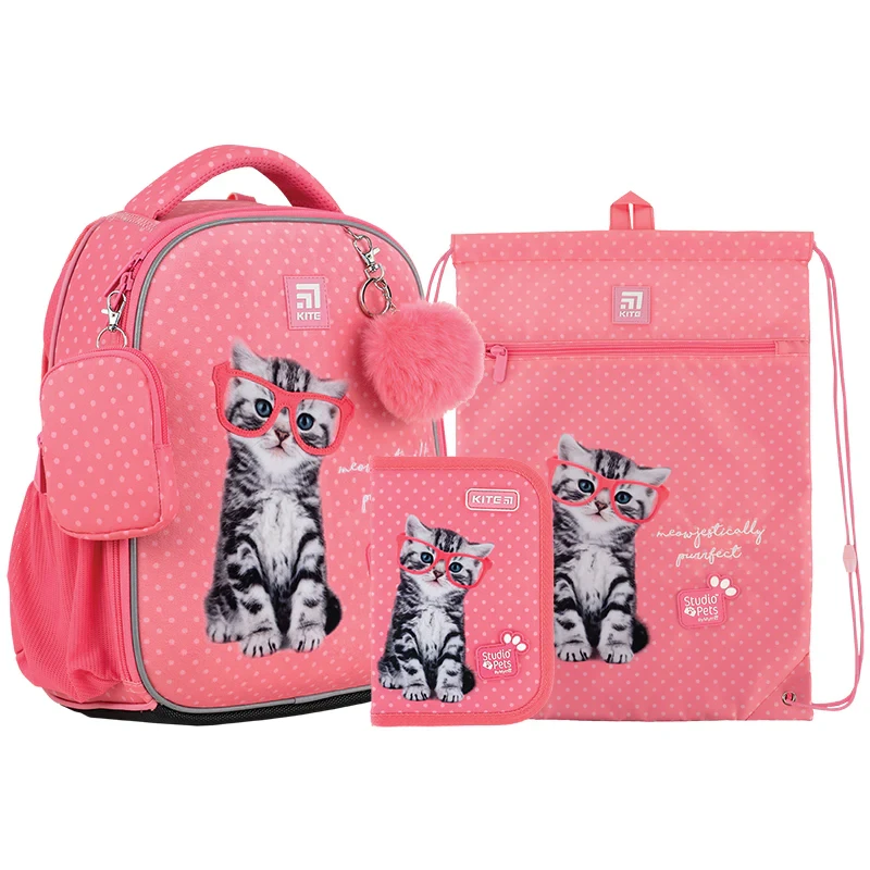 Шкільний набір Kite Studio Pets SET_SP24-555S-2
