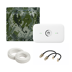 4G комплект роутер Huawei 5573 + антена Мілітарі MarketNet T800 18 дБ 900/1700-2700 МГц