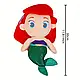 Мягкая игрушка Русалочка Ариэль Disney 30 см | Плюшевая кукла для девочек - фото 3 - id-p2668729871