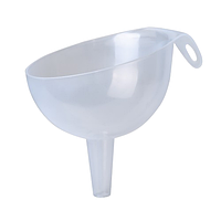 Лійка зливна мала пластик прозора Алеана