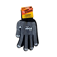 Рукавички 101367б трикотаж поліестер р.8(M) чорний VMF EURO