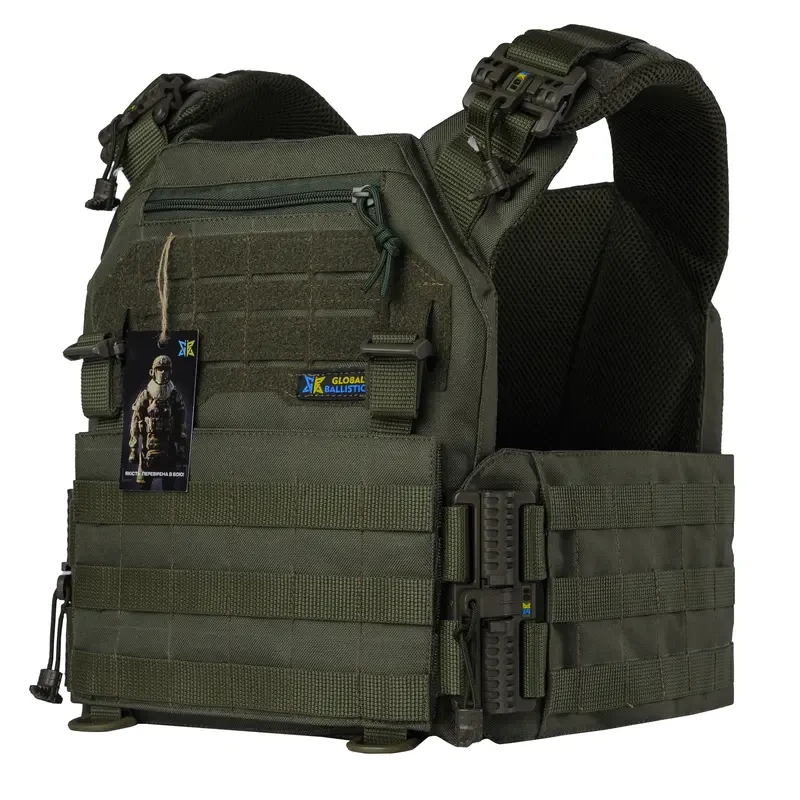 Плитоноска Warmor gen.3 Pro із сидінням швидкого скидання. Олива, фото 1