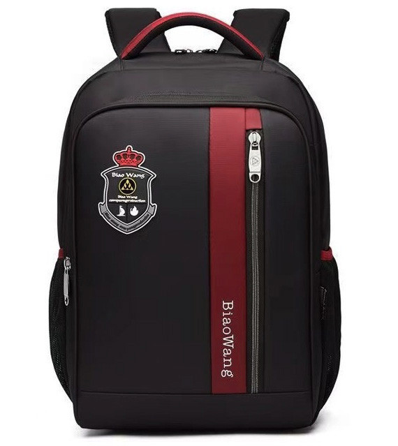 Шкільний рюкзак з ортопедичною спинкою для хлопчика 3 4 5 клас, міцний чорний портфель в школу, фото 1