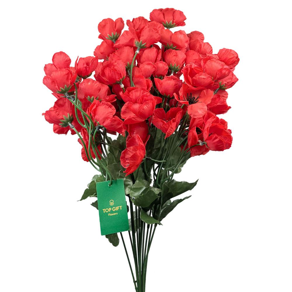 Штучна гілочка мака, фото 1