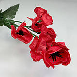 Штучна гілочка мака, фото 2