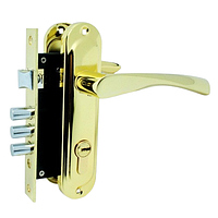 Замок врізний 1023-M60 G з ручками CLASS