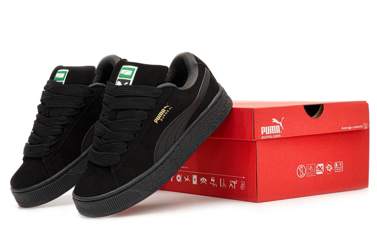 Жіночі чорні Кросівки Puma Suede XL, фото 1