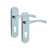 Ручка дверна на планці MINI 61.323 AL SN/CP KEDR