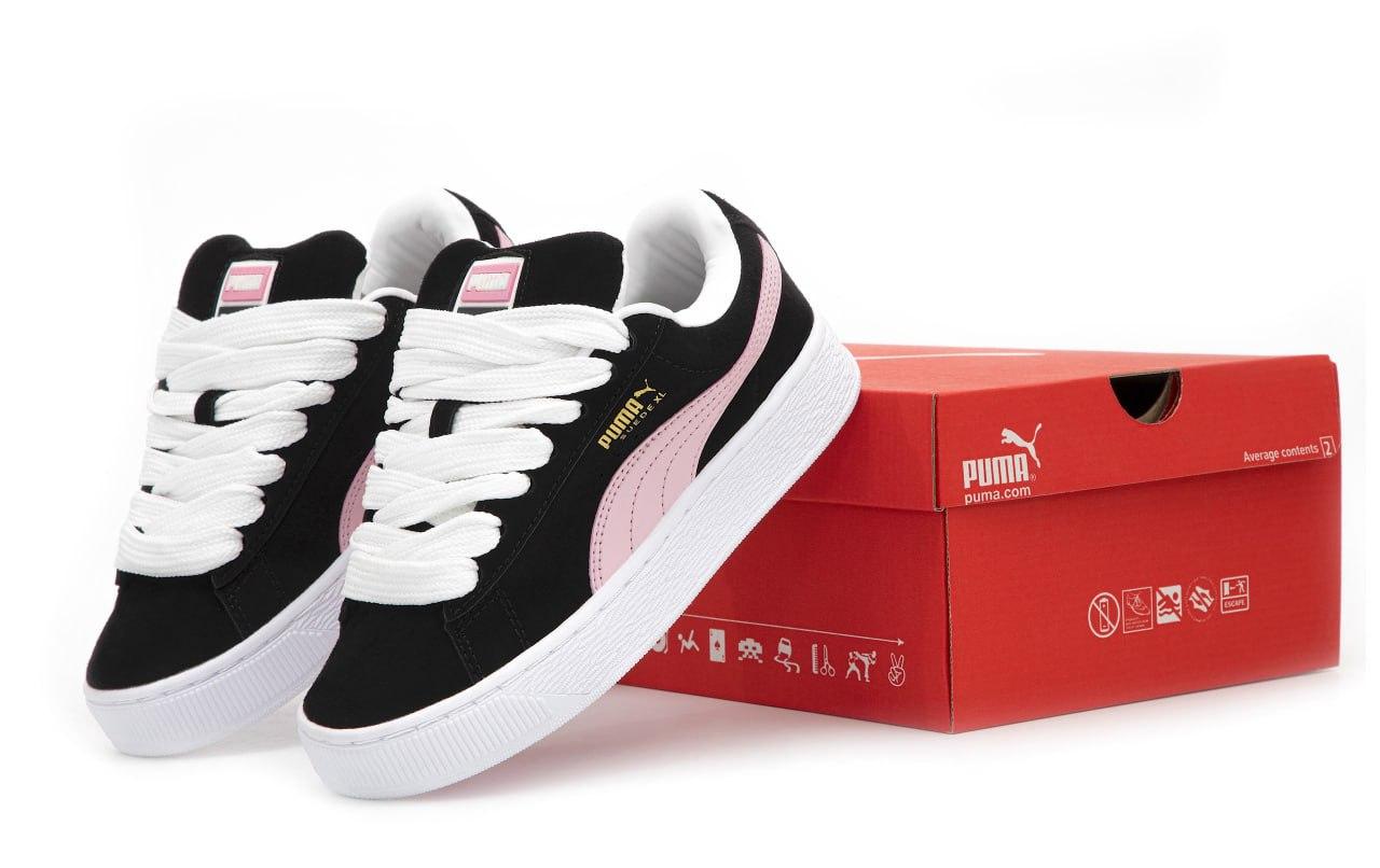 Жіночі чорні Кросівки Puma Suede XL, фото 1