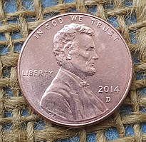 1 цент 2014 року. (D) США