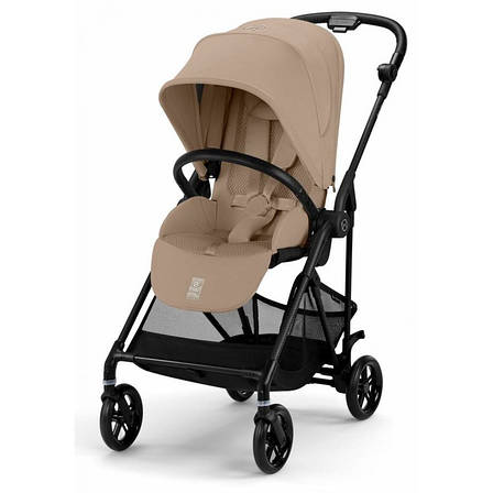 Прогулянкова коляска Cybex Melio Carbon Almond Beige, фото 1