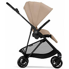 Прогулянкова коляска Cybex Melio Carbon Almond Beige, фото 4