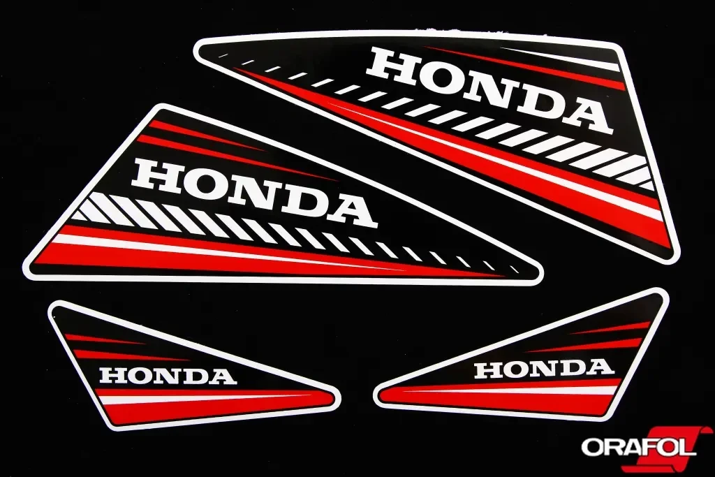 Наклейка Мото Honda 5*10/7*19см (4 шт.), фото 1