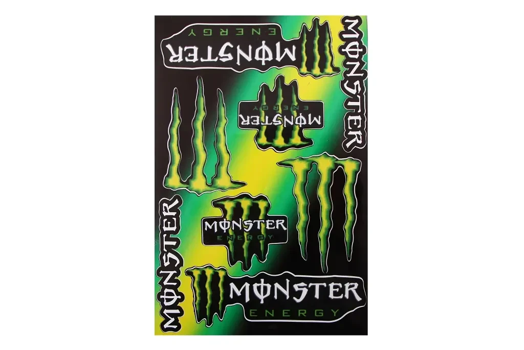 Наклейка Набір на мопед Monster Energy, фото 1