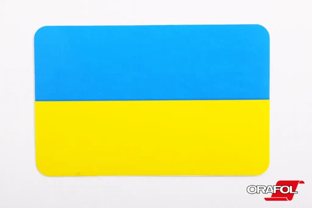 Наклейка Прапор України 10*16см, фото 1