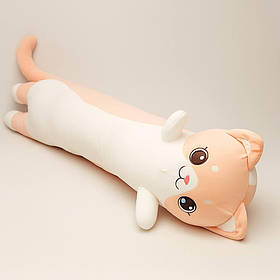 М'яка іграшка Кіт Батон рожевий 90 см - великий плюшевий кіт-подушка M16881-2