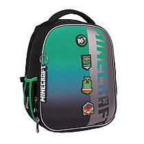 🧒Новинка 2025 року! Рюкзак ортопедичний Yes H-100 Minecraft Icons для хлопчика, каркасний, 35х28х15 см
