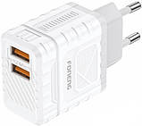 Зарядний пристрій Foneng EU57 USB-A 2-Port Charger (2.4A), фото 2