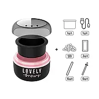 Набір з воскоплавом Mini рожевий USB Lovely brows