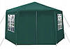 Садовий павільйон альтанка намет 6 стінок Bonro B-9007 зелений, фото 7