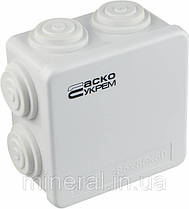 Розподільча коробка TY-RA РК 100*100*70, IP65, Зовнішня, АСКО-УКРЕМ, (A0150170018), фото 2