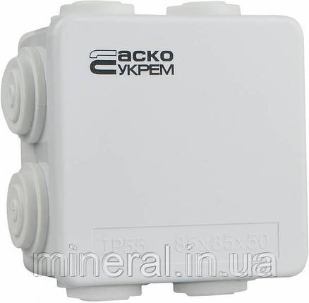 Розподільча коробка TY-RA РК 100*100*70, IP65, Зовнішня, АСКО-УКРЕМ, (A0150170018), фото 1