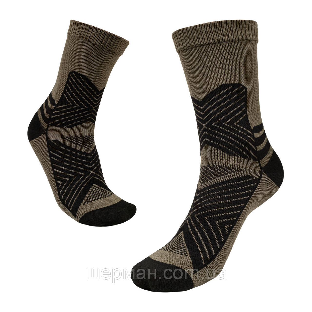 Шкарпетки Tribe Trekking Summer Long T-KB-0016-olive, 44-46