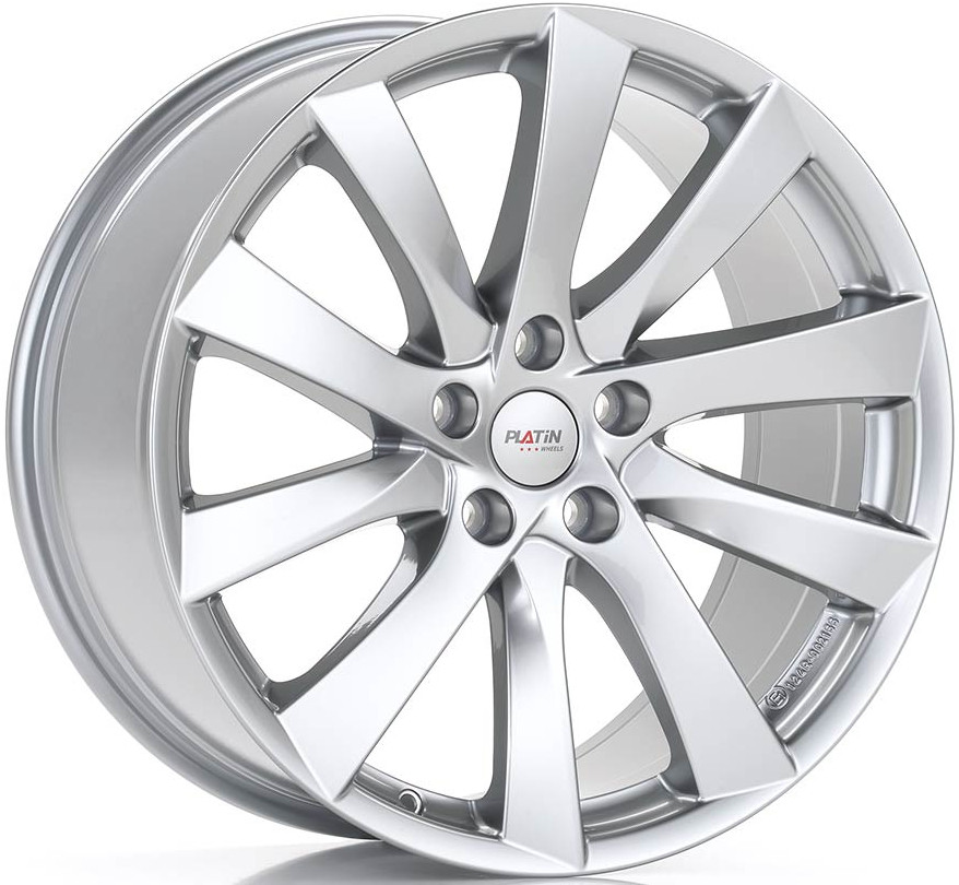 Диски Platin P106 9,5x19 5x114,3 ET45 dia64,1 (Silver) (литой)