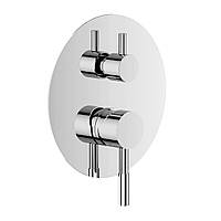 CRUZE змішувач для ванни прихованого монтажу, cromo