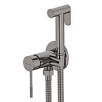 BRENTA гарнітур гігієнічний прихованого монтажу, графітовий хром